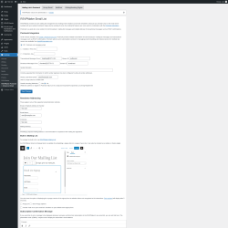 Page screenshot: Settings → RSVPMaker Postmark + Advanced Email