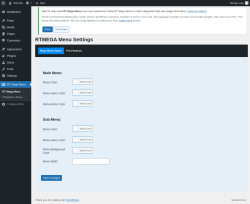 Page screenshot: RT Mega Menu