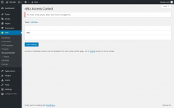 Page screenshot: rtBiz → Access Control