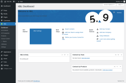 Page screenshot: rtBiz ‹ Test site — WordPress