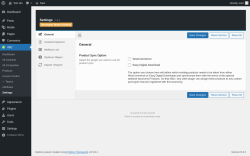 Page screenshot: rtBiz → Settings