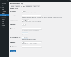 Page screenshot: Rusnet Map &rarr; 
                        Info Panel                    