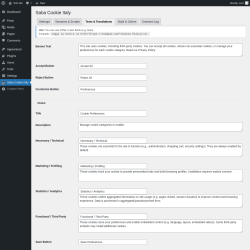 Page screenshot: Saba Cookie Italy &rarr; Texts & Translations