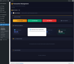 Page screenshot: Crypto Portfolio &rarr; Transaction Management