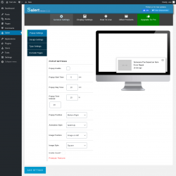 Page screenshot: Salert