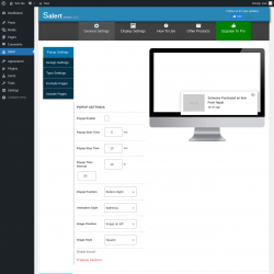 Page screenshot: Salert