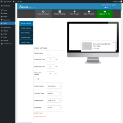 Page screenshot: Salert
