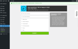 Page screenshot: Sales Page Addon → Contact Us
