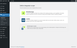 Page screenshot: SALESmanago & Leadoo