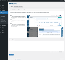 Page screenshot: SALESmanago & Leadoo → Leadoo