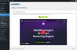 Page screenshot: SALESmanago & Leadoo → Leadoo → 
            Discover SALESmanago        