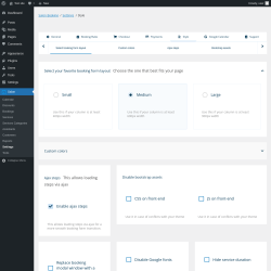Page screenshot: Salon → Settings → Style