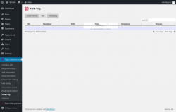 Page screenshot: Salon Maintenance &rarr; View Log