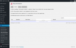 Page screenshot: Salon Maintenance &rarr; Shop Information
