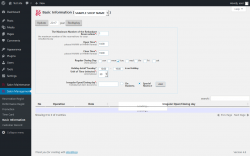 Page screenshot: Salon Management &rarr; Basic Information