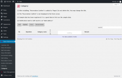 Page screenshot: Salon Maintenance &rarr; Category