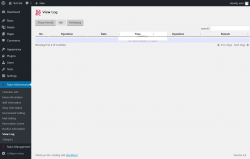 Page screenshot: Salon Maintenance &rarr; View Log