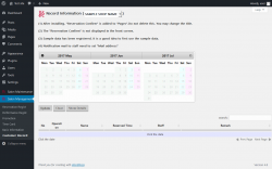Page screenshot: Salon Management &rarr; Customer Record