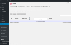 Page screenshot: Salon Maintenance &rarr; Category