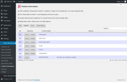 Page screenshot: Salon Maintenance &rarr; Position Information
