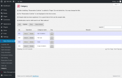 Page screenshot: Salon Maintenance &rarr; Category