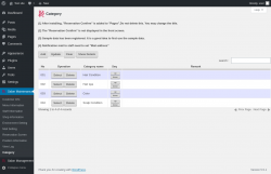 Page screenshot: Salon Maintenance &rarr; Category