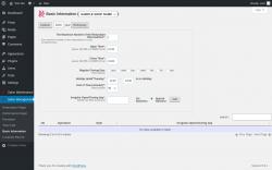 Page screenshot: Salon Management &rarr; Basic Information