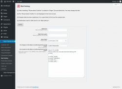 Page screenshot: Salon Maintenance &rarr; Mail Setting
