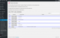 Page screenshot: Salon Maintenance &rarr; Position Information