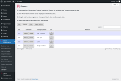 Page screenshot: Salon Maintenance &rarr; Category