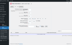 Page screenshot: Salon Management &rarr; Basic Information