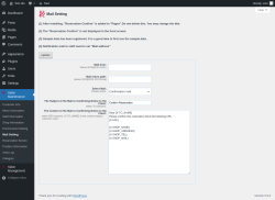 Page screenshot: Salon Maintenance &rarr; Mail Setting