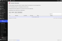 Page screenshot: Salon Maintenance