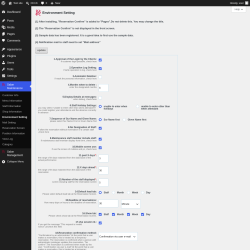Page screenshot: Salon Maintenance &rarr; Environment Setting