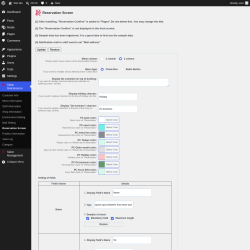 Page screenshot: Salon Maintenance &rarr; Reservation Screen