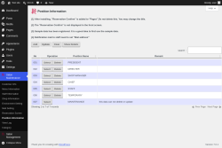 Page screenshot: Salon Maintenance &rarr; Position Information