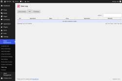 Page screenshot: Salon Maintenance &rarr; View Log