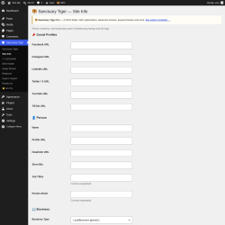 Page screenshot: Sanctuary Tiger &rarr; Site Info