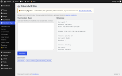 Page screenshot: Sanctuary Tiger &rarr; Robots.txt