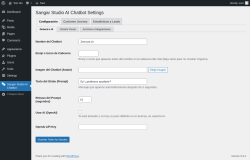 Page screenshot: Sangar Studio AI Chatbot
