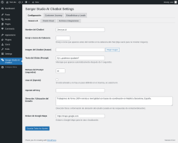 Page screenshot: Sangar Studio AI Chatbot