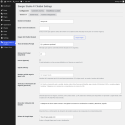Page screenshot: Sangar Studio AI Chatbot