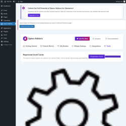 Page screenshot: Spexo Addons &rarr; 
								
								Tools
							