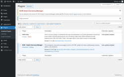 Page screenshot: Plugins &lsaquo; Test site &mdash; WordPress
