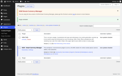 Page screenshot: Plugins &lsaquo; Test site &mdash; WordPress
