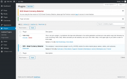 Page screenshot: Plugins &lsaquo; Test site &mdash; WordPress