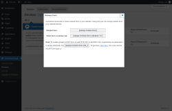 Page screenshot: Structured Data &rarr; Reviews &rarr; Accept Reviews