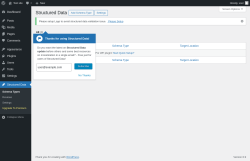 Page screenshot: Structured Data