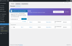 Page screenshot: Structured Data &rarr; Reviews