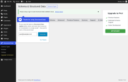 Page screenshot: Structured Data &rarr; Settings &rarr;  Compatibility